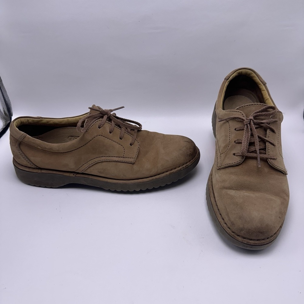 Rockport Men's Plain Toe Oxford Derby Shoes Size 8M – Made in Portugal – Vibram